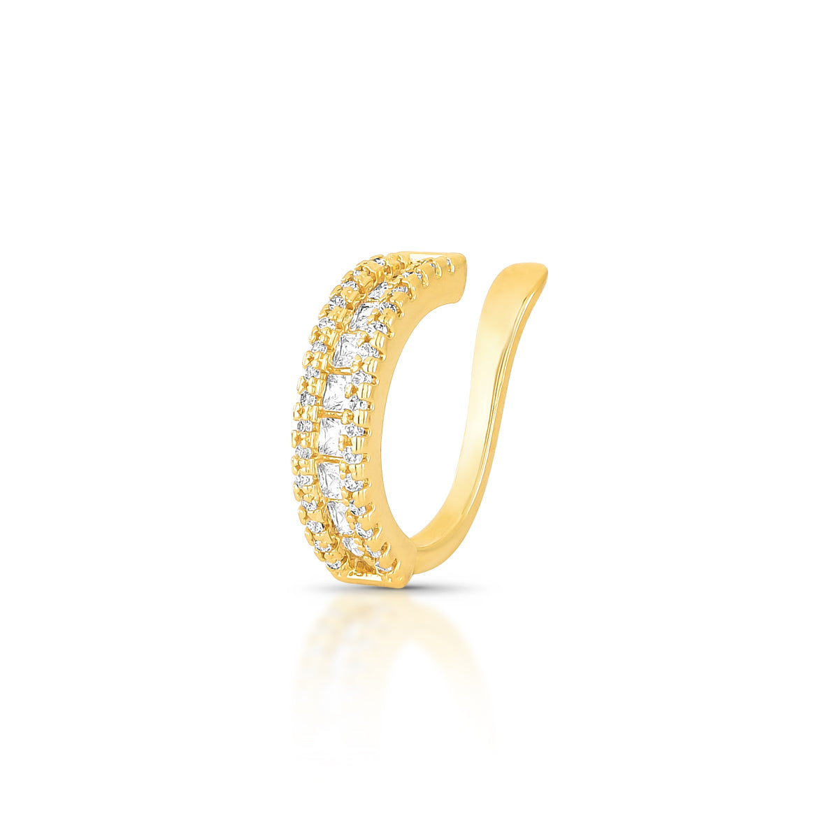 Brinco Piercing Cravejado