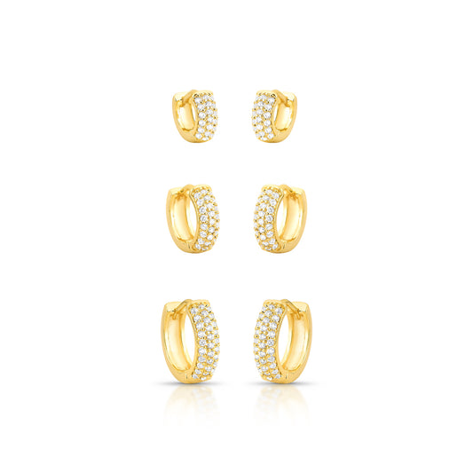 Trio de Argolas Soul