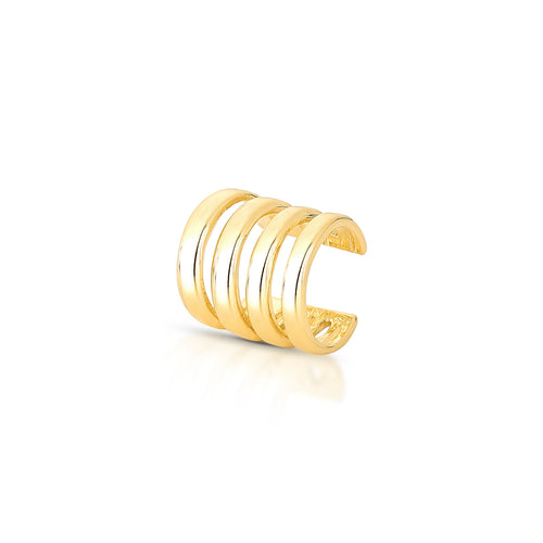 Brinco Piercing Aros Ouro