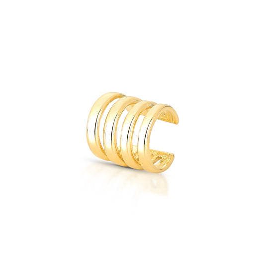 Brinco Piercing Aros Ouro