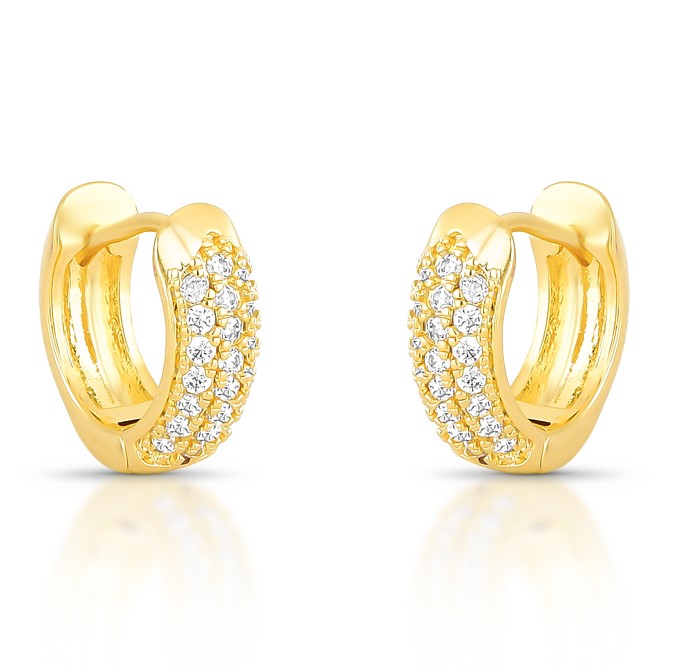 Brincos Dupla Argolas Ely