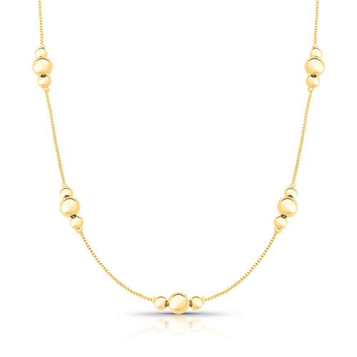Colar Chocker Esferas 40cm